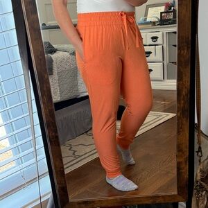 Koi Basic Women's Vibrant Orange Joggers